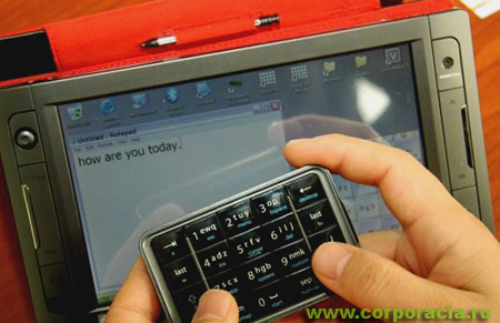 беспроводная клавиатура smallQWERTY